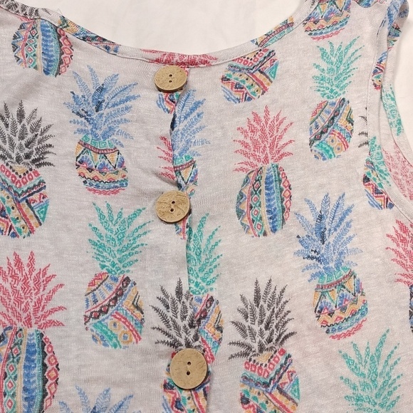 Sigrid Olsen 100% linen sleeveless top size medium - Picture 9 of 14